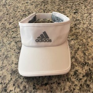 Adidas Climalite White and Grey Golf Tennis Visor Adj